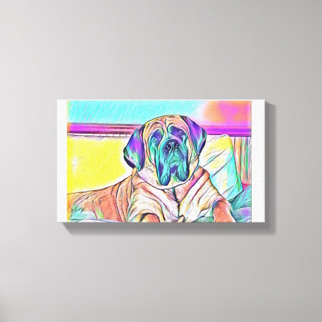 The Look Canvas Print (Front)