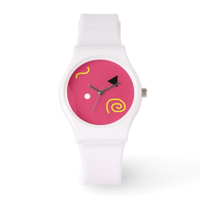 The Look in Pink sporty watch (Front)