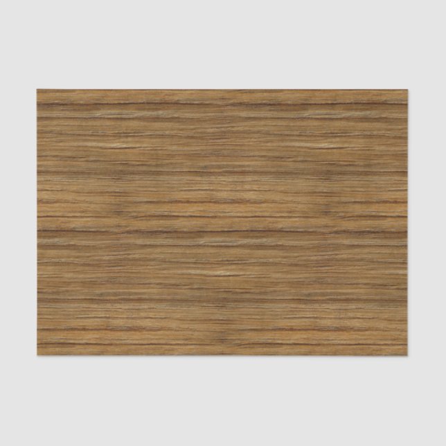 The Look of Driftwood Oak Wood Grain Texture Tissue Paper (Front)