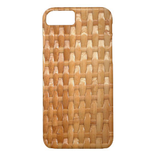 The Look of Lacquer Wicker Basketweave Texture iPhone 8/7 Case