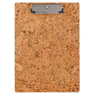 The Look of Macadamia Cork Burl Wood Grain Clipboard