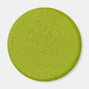 The look of Snuggly Chartreuse Green Suede Magnet