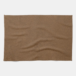 The look of Snuggly Coffee Brown Suede Texture Tea Towel