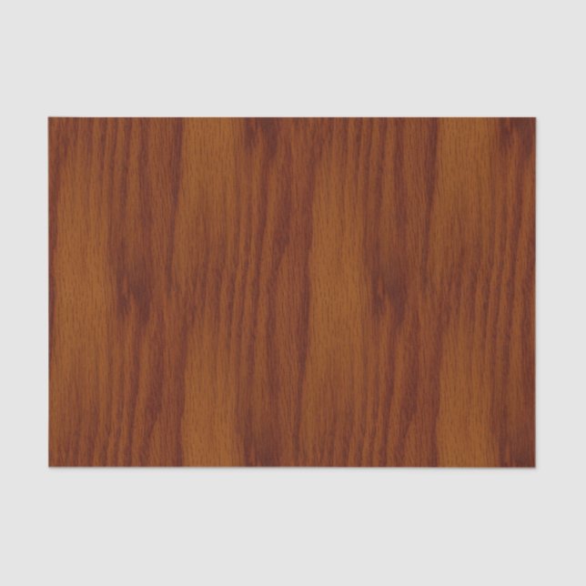 The Look of Warm Oak Wood Grain Texture Tissue Paper (Front)