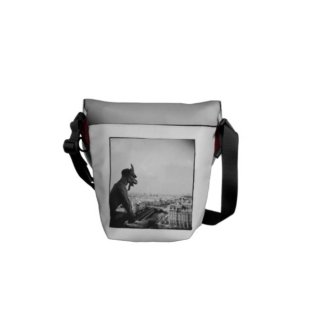 The Lookout -- gargoyles of notre dame de paris Messenger Bag (Back)