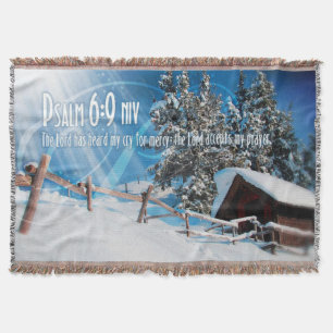 The Lord Accepts My Prayer Throw Blanket