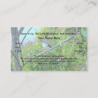 The Lord Bless Thee, Bible Verse Business Card