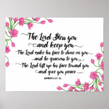 The Lord Bless you and Keep You Art Print