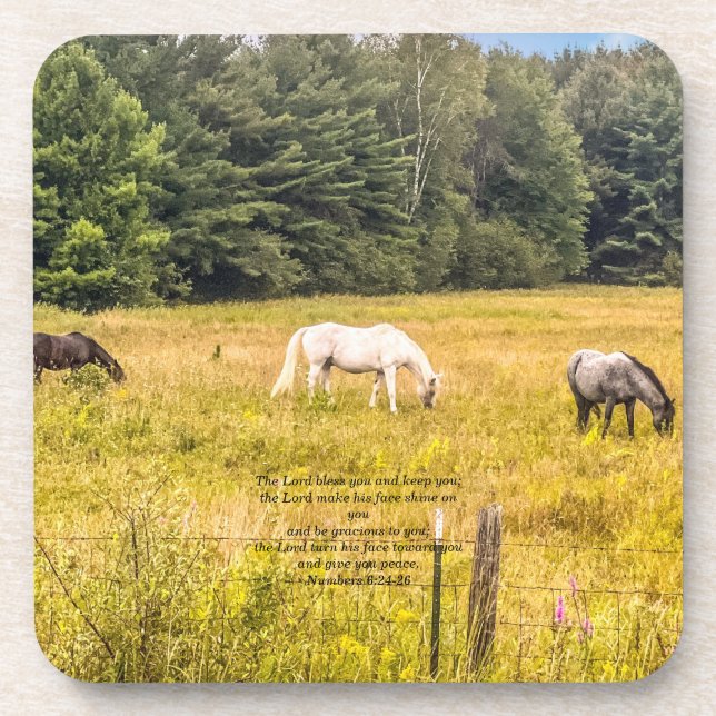 The Lord bless you and keep you; Coaster (Front)