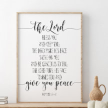 The Lord Bless You And Keep You, Numbers 6:24-26