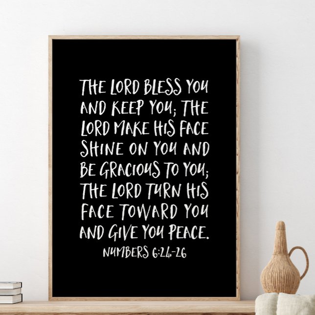 The Lord Bless You And Keep You, Numbers 6:24-26 Poster (Creator Uploaded)