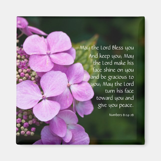 The Lord Bless You  Magnet (Front)