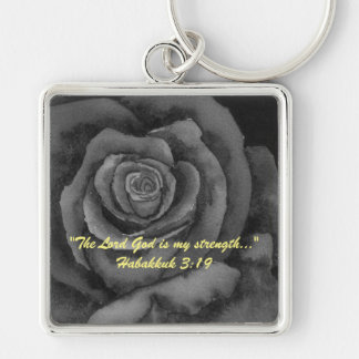 "The Lord God is my strength..." Bible truths  Key Ring