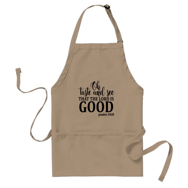 The Lord is Good Standard Apron (Front)