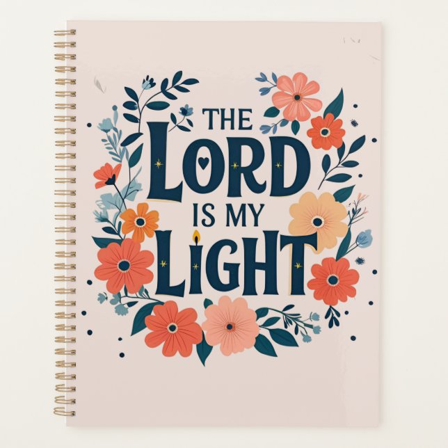 The Lord is My Light Planner  (Front)