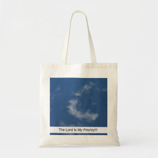 The Lord Is My Priority and The Bible Is My Guide Tote Bag