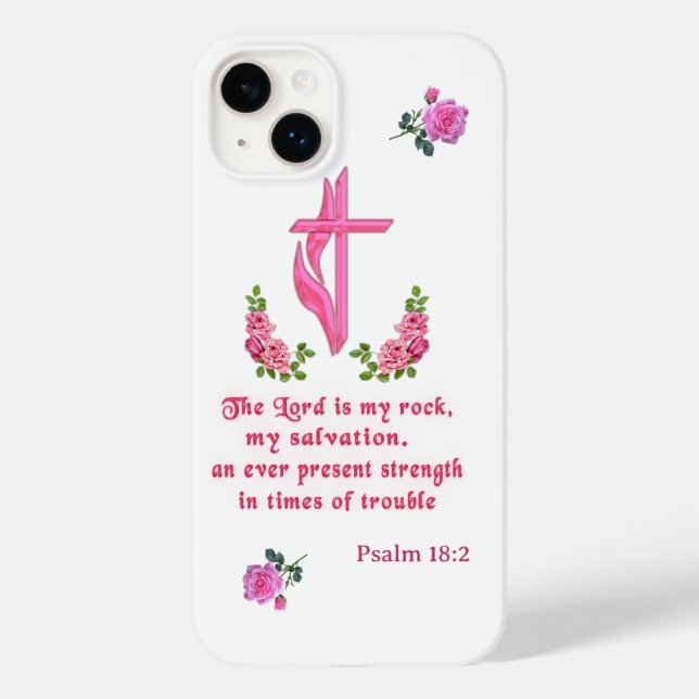 The Lord is my rock Case-Mate iPhone Case (Back)