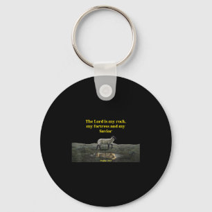 The Lord Is My Rock Psalm 18_2 - Christian Values Key Ring