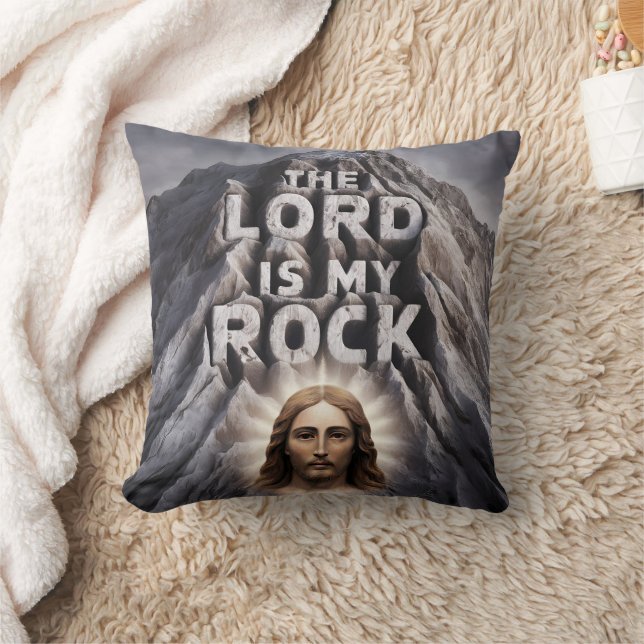 The Lord Is My Rock: Psalm 18:2 Cushion (Blanket)