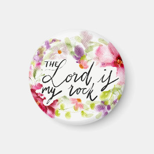 The Lord is my Rock Scripture Magnet