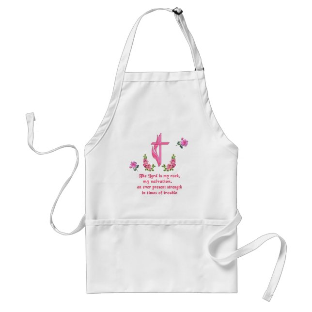 The Lord is my rock Standard Apron (Front)