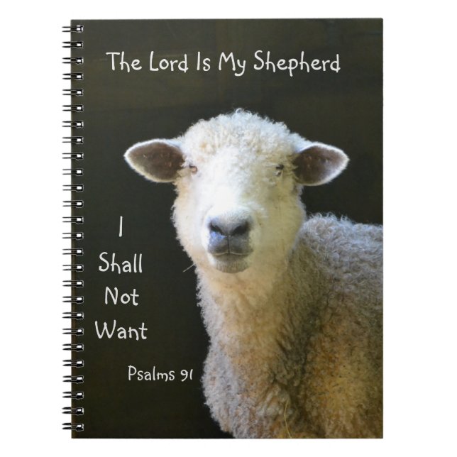 The Lord Is My Shepherd 2 Notebook (Front)