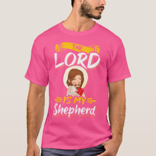 The Lord Is My Shepherd Bible Church Jesus Psalm 2 T-Shirt