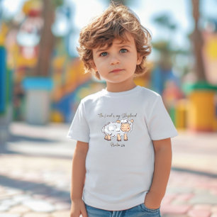 The Lord is my Shepherd Bible Verse Toddler T-Shirt