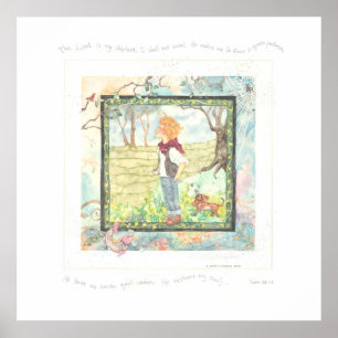 The LORD is my shepherd-boy Poster