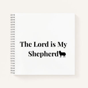 The Lord Is My Shepherd Christian Prayer Notebook