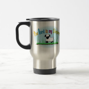 The Lord is my Shepherd Christian travel mug