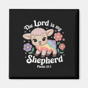 The Lord Is My Shepherd Easter Christian Faith Bib Magnet
