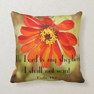 The Lord is my shepherd I shall not want Cushion