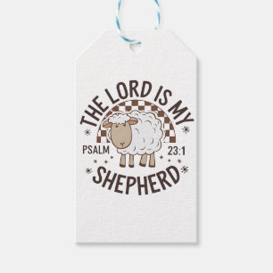 The Lord is my shepherd Jesus Thanksgiving Gift Tags