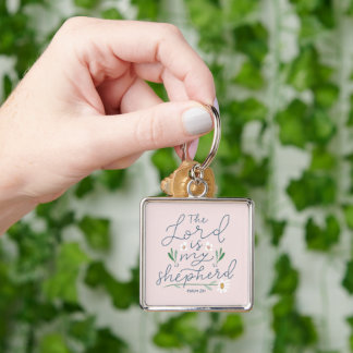 The Lord is my shepherd keychain