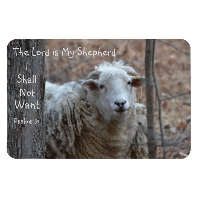 The Lord Is My Shepherd Magnet (Horizontal)