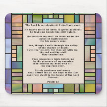 The Lord is my shepherd Mousepad
