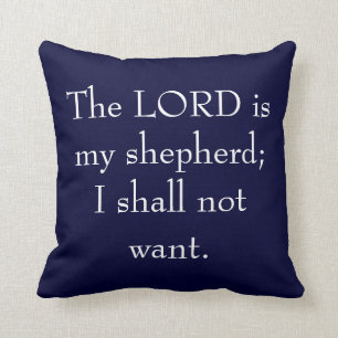 The LORD Is My Shepherd Pillow