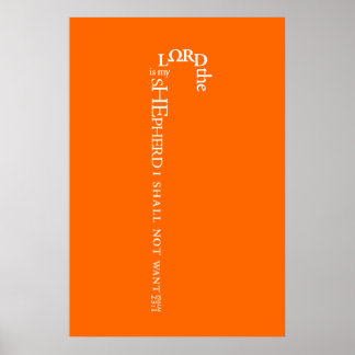 The Lord is My Shepherd Poster