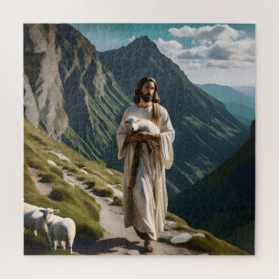 The LORD is My Shepherd Poster Jigsaw Puzzle