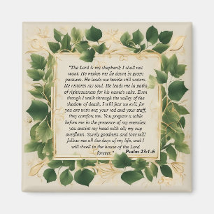 The Lord is My Shepherd Prayer Magnet