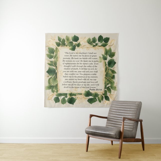 The Lord is My Shepherd Prayer Tapestry (In Situ)