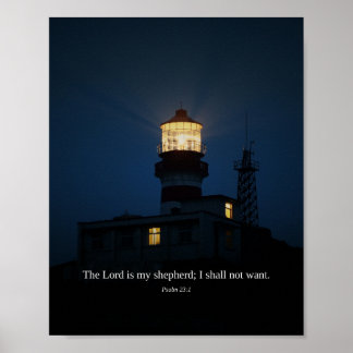 The Lord Is My Shepherd — Psalm 23:1 Art Poster