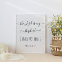 The Lord Is My Shepherd Script 