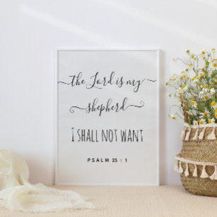 The Lord Is My Shepherd Script  Poster