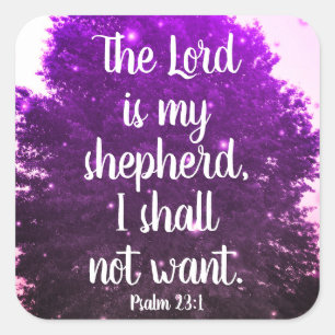 The Lord is My Shepherd Scripture Stickers