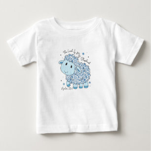 The Lord Is My Shepherd - Sheep Design Christian  Baby T-Shirt