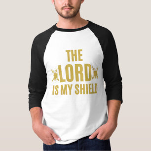 The Lord Is My Shield Quote Men's 3/4 T-Shirt