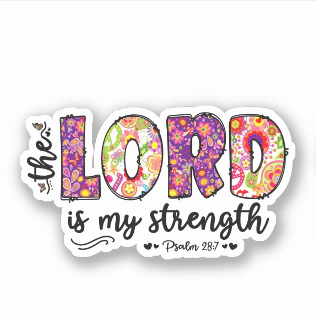 The Lord is My Strength (Front)
