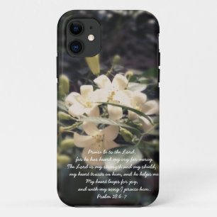 The Lord is my Strength & Shield - Jasmine iPhone 11 Case